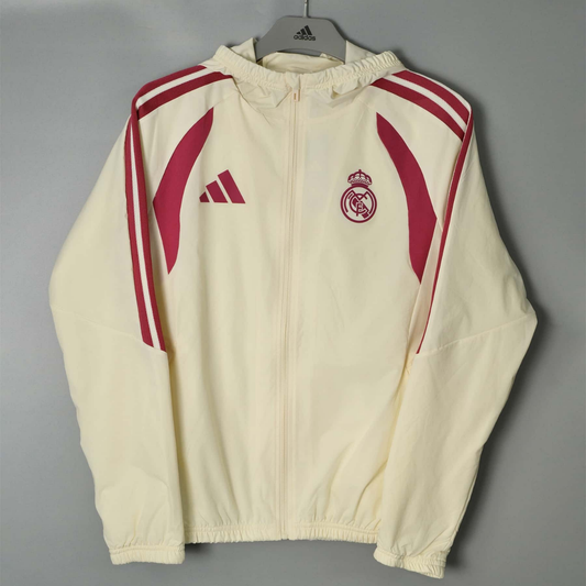 Real Madrid Beige Vjetrovka - 2026/27