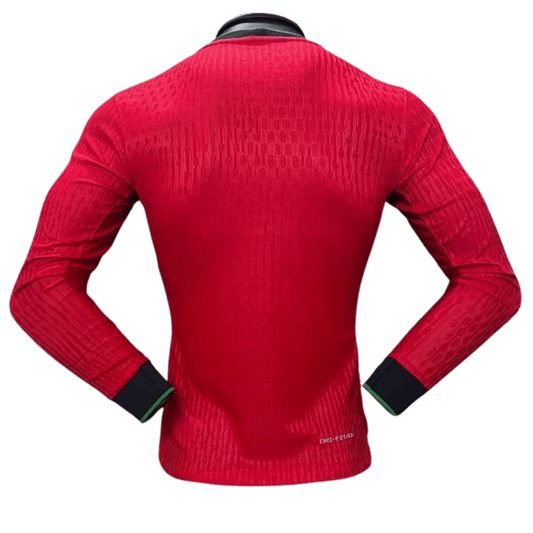 Portugal Igrač domaći dugi rukav dres - 2024 | DresoviSA