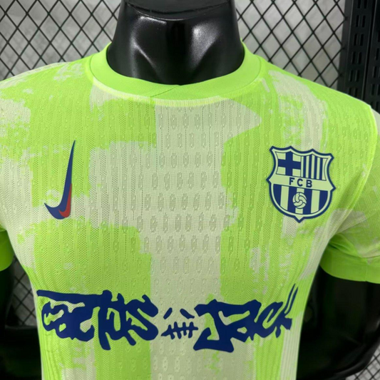 Barcelona x Travis Scott Third Green dres - 25/26