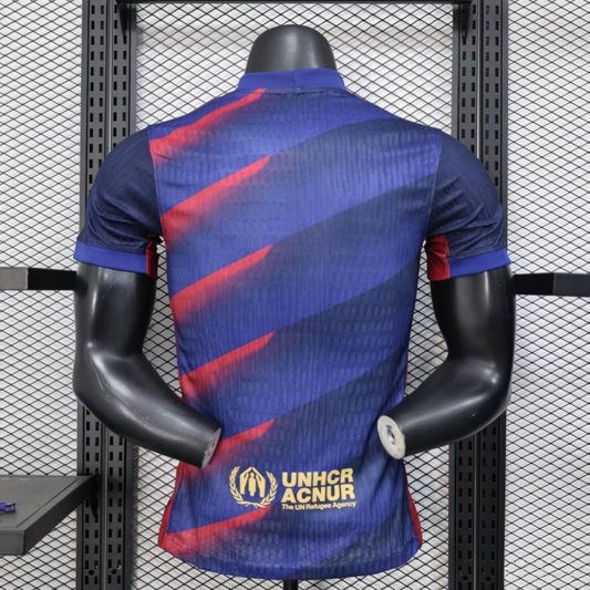 Barcelona Player Verzija "Blue with Red Diagonal Stripes" dres - 25/26