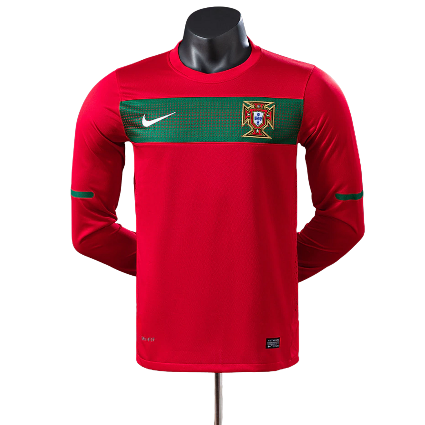 Portugal Retro Dugih rukava dres - Svjetsko prvenstvo 2010