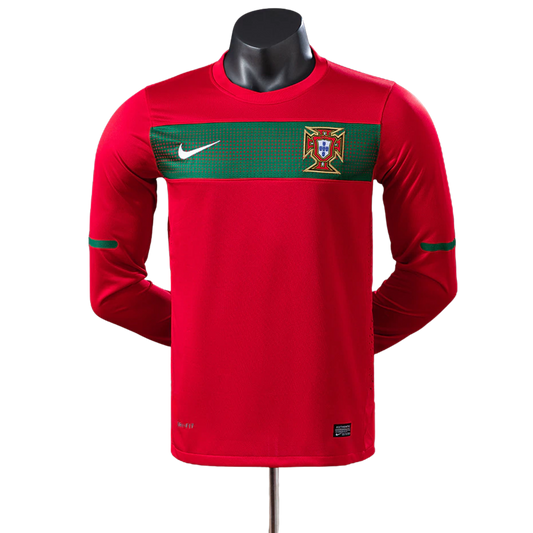 Portugal Retro Dugih rukava dres - Svjetsko prvenstvo 2010