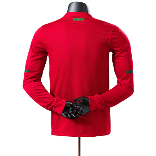 Portugal Retro Dugih rukava dres - Svjetsko prvenstvo 2010