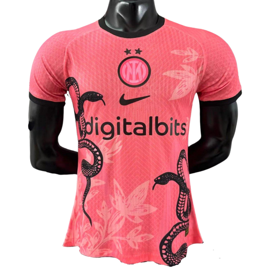 Inter Player Verzija "Pink with Snake and Floral Pattern" dres - 25/26