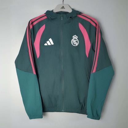 Real Madrid Dark Green Vjetrovka - 2026/27