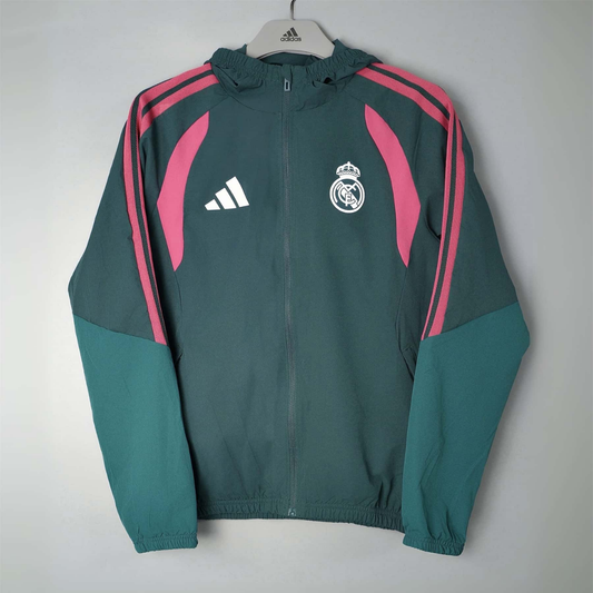 Real Madrid Dark Green Vjetrovka - 2026/27