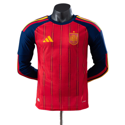 Španija Player Verzija Dugi Rukav dres - Svjetsko prvenstvo 2026