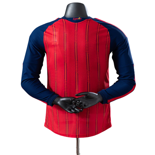 Španija Player Verzija Dugi Rukav dres - Svjetsko prvenstvo 2026