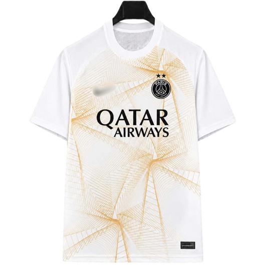 PSG Champions League White-Yellow Pre-Match dres - 2026/27