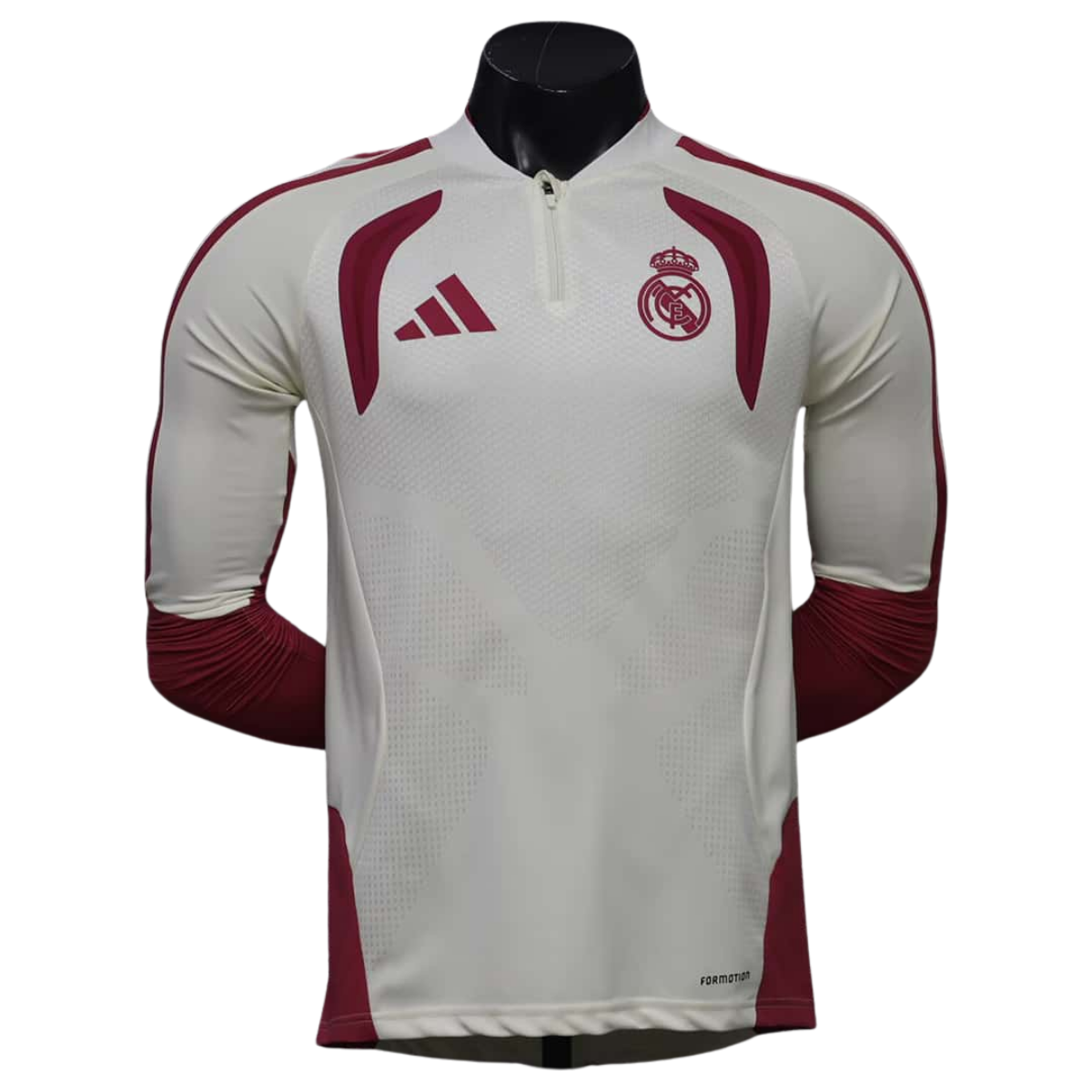 Real Madrid Off-White-Pink Player Verzija Dugi Rukav dres - 2026/27