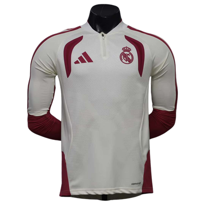 Real Madrid Off-White-Pink Player Verzija Dugi Rukav dres - 2026/27