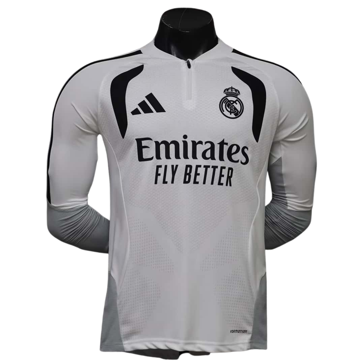 Real Madrid White-Black Player Verzija Dugi Rukav dres - 2026/27