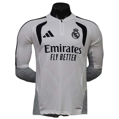 Real Madrid White-Black Player Verzija Dugi Rukav dres - 2026/27