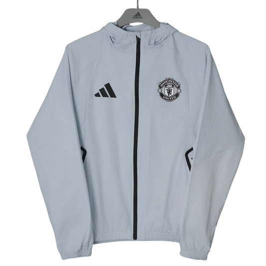Manchester United Light Grey Vjetrovka - 2026/27