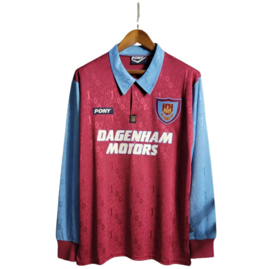 West Ham Retro Dugi Rukav Dres - 95/97