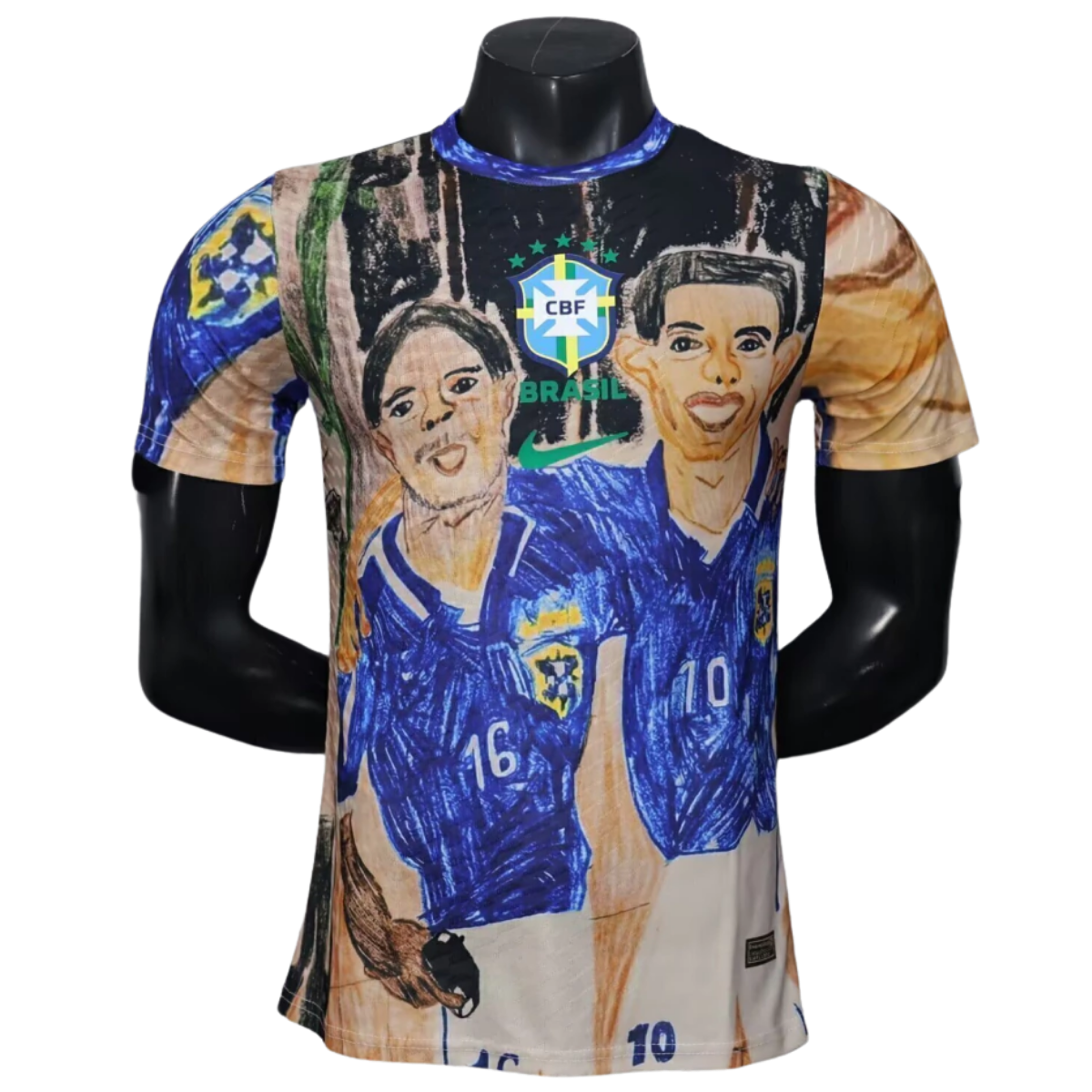 Brazil Player Verzija dres - Adiel and Ronaldinho