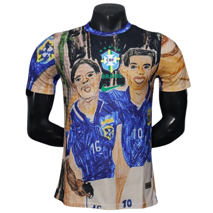Brazil Player Verzija dres - Adiel and Ronaldinho