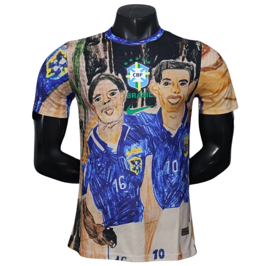 Brazil Player Verzija dres - Adiel and Ronaldinho