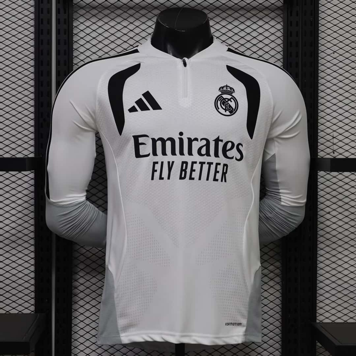 Real Madrid White-Black Player Verzija Dugi Rukav dres - 2026/27
