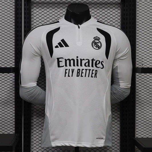 Real Madrid White-Black Player Verzija Dugi Rukav dres - 2026/27