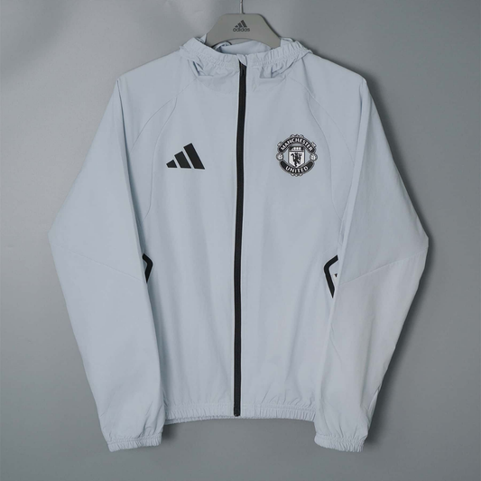 Manchester United Light Grey Vjetrovka - 2026/27