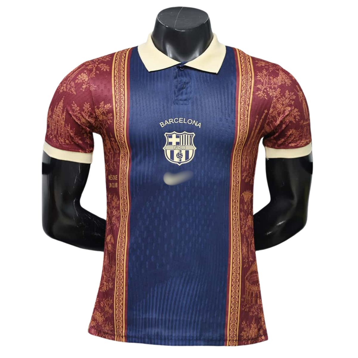 Barcelona Navy Burgundy Special Edition Polo Player Verzija dres - 2026/27