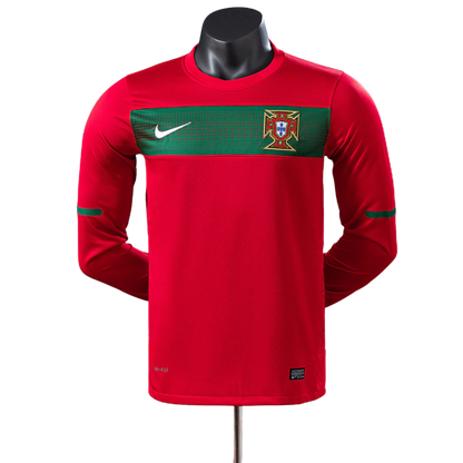 Portugal Retro Dugih rukava dres - Svjetsko prvenstvo 2010