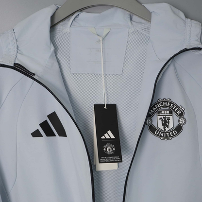 Manchester United Light Grey Vjetrovka - 2026/27