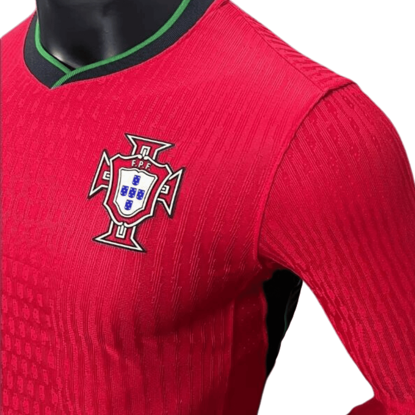 Portugal Igrač domaći dugi rukav dres - 2024 | DresoviSA