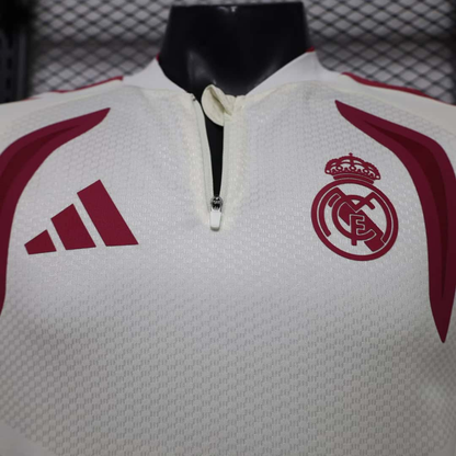 Real Madrid Off-White-Pink Player Verzija Dugi Rukav dres - 2026/27