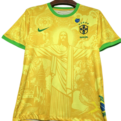 Brazil Special Edition "Christ Yellow" Golmanski dres - 2024