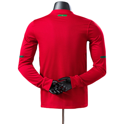 Portugal Retro Dugih rukava dres - Svjetsko prvenstvo 2010