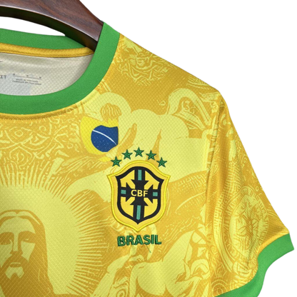 Brazil Special Edition "Christ Yellow" Golmanski dres - 2024