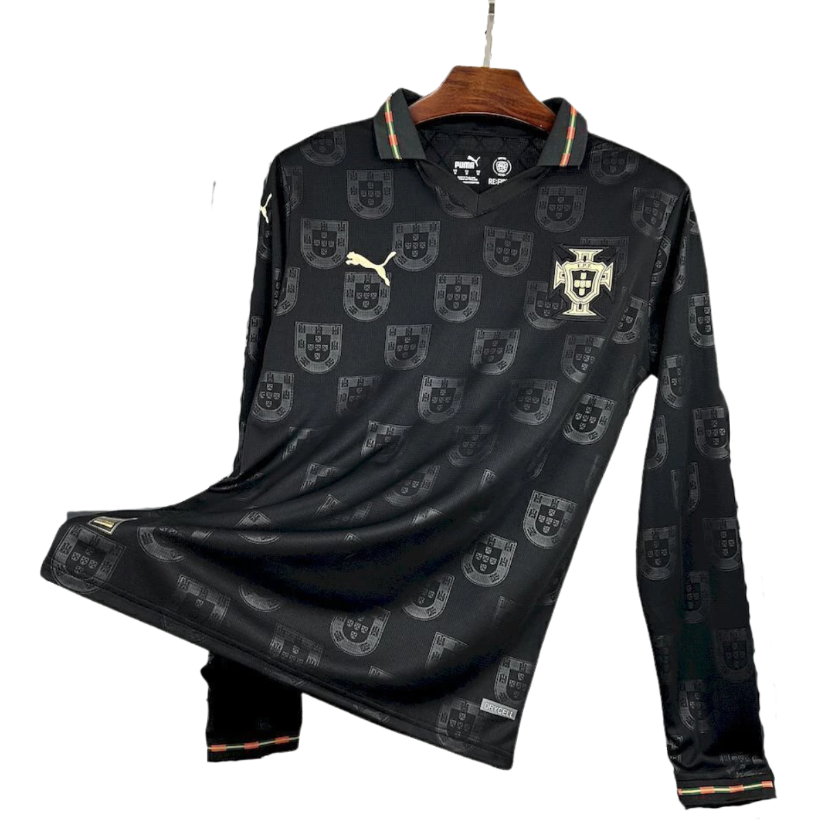 Portugal "Black Panther" Dugi Rukav dres - 2025
