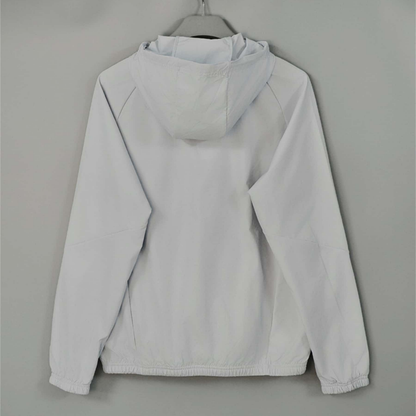 Real Madrid Light Grey Vjetrovka - 2026/27